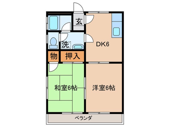 ルミエール栄町の物件間取画像