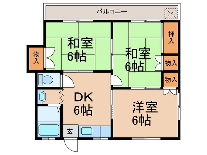 ハイツアクアの物件間取画像