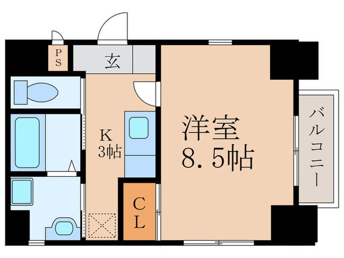 Ｎ２北九大前の物件間取画像