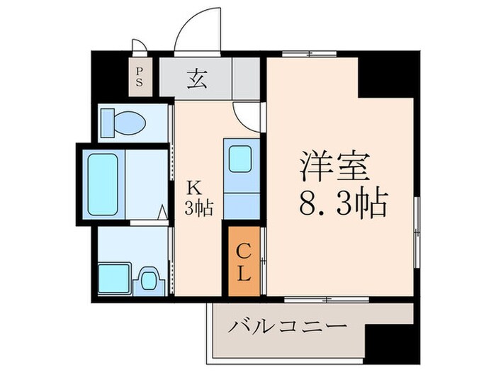 Ｎ２北九大前の物件間取画像