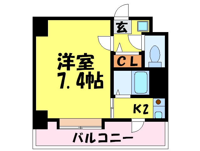 リンピアル大橋の物件間取画像