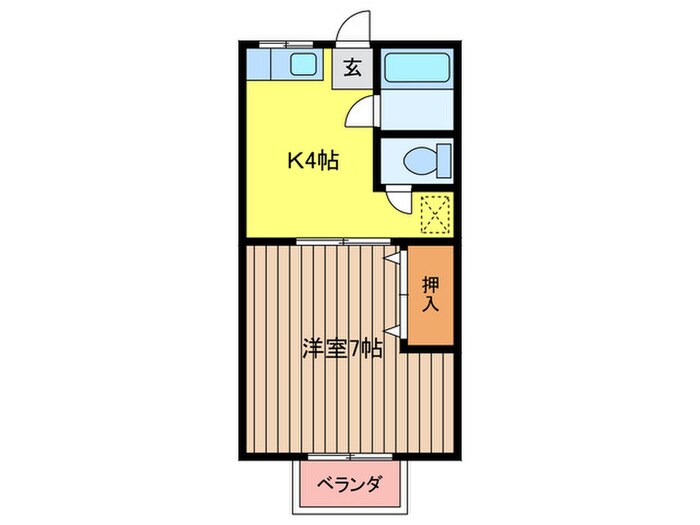 ハイツ８８の物件間取画像