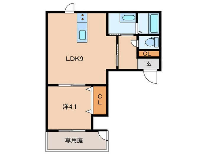 MERCU天神の物件間取画像