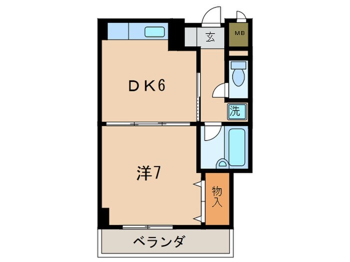 オアシス門司港の物件間取画像