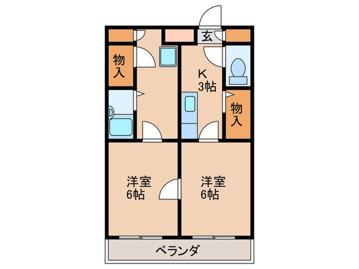 シンプルライフ井尻の物件間取画像