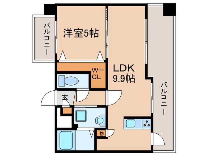 ギャラン鷹の巣の物件間取画像