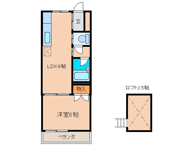 サンピア今宿の物件間取画像