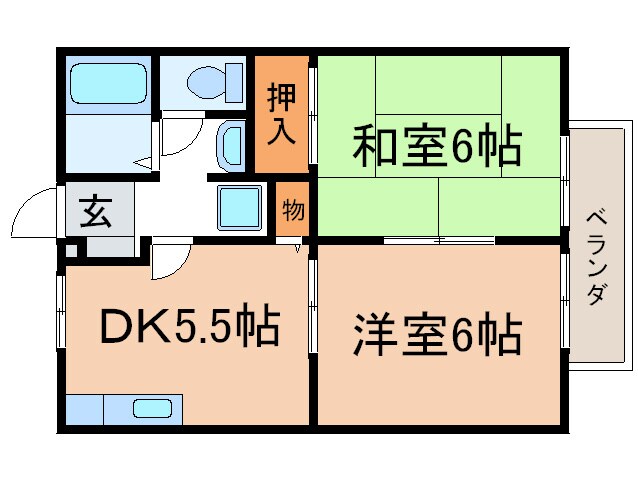 ビーラインＫ３の物件間取画像