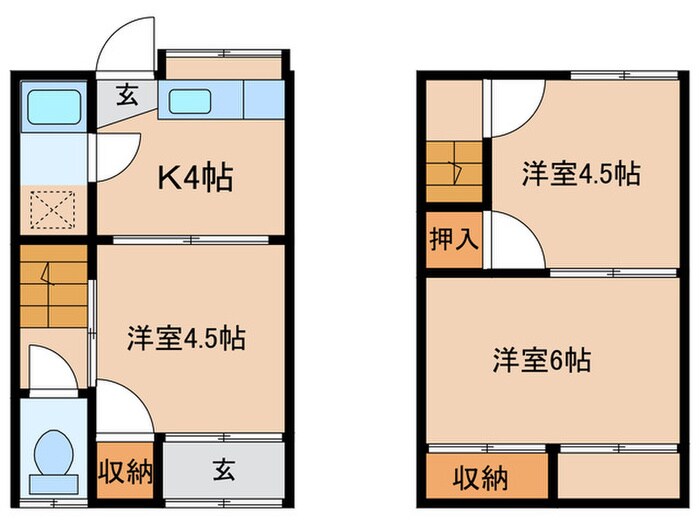 平野台ハイツの物件間取画像