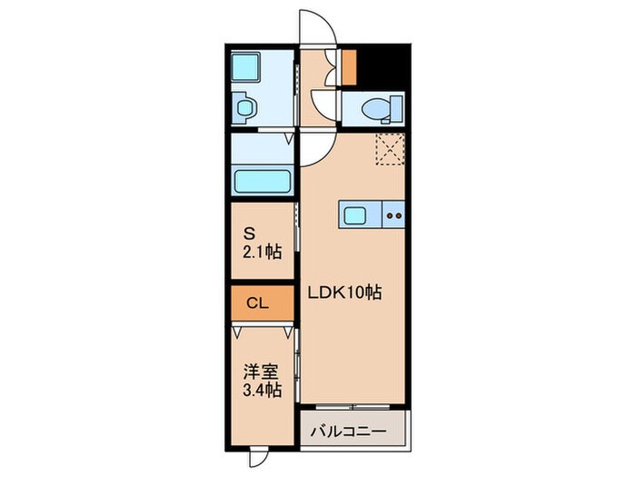 LIFEFIELD古賀駅前の物件間取画像