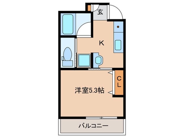 キャンパスシティ正門前Ⅱの物件間取画像