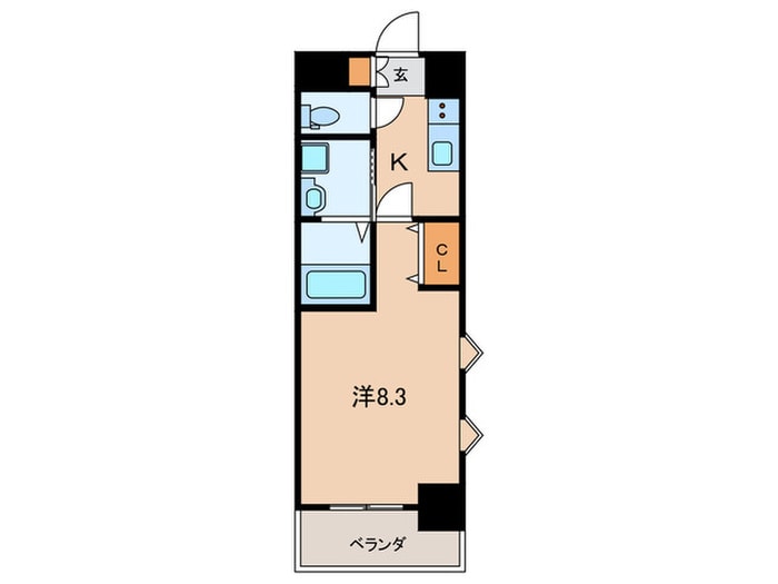 MDIグランコルディール室町の物件間取画像