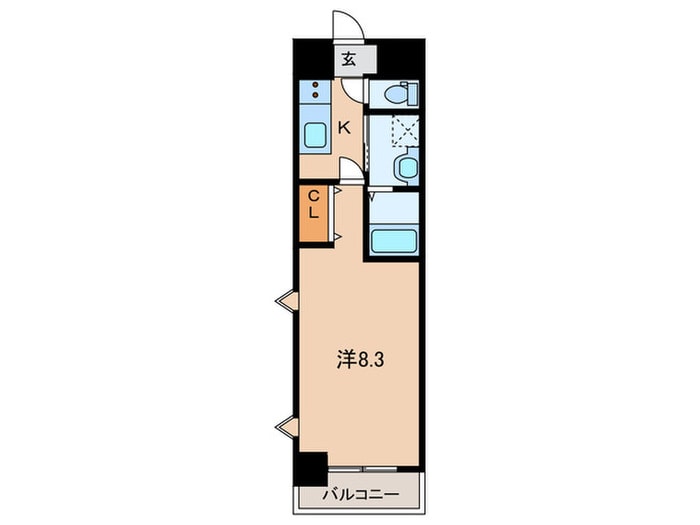 MDIグランコルディール室町の物件間取画像