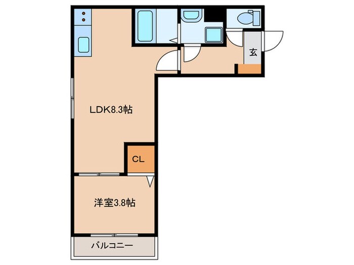 エスペランサ和白の物件間取画像