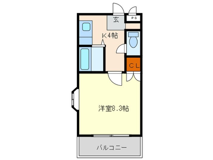 アメックス和白の物件間取画像