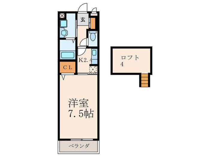 ＣＲＯＳＳＷＡＶＥ嵐山の物件間取画像