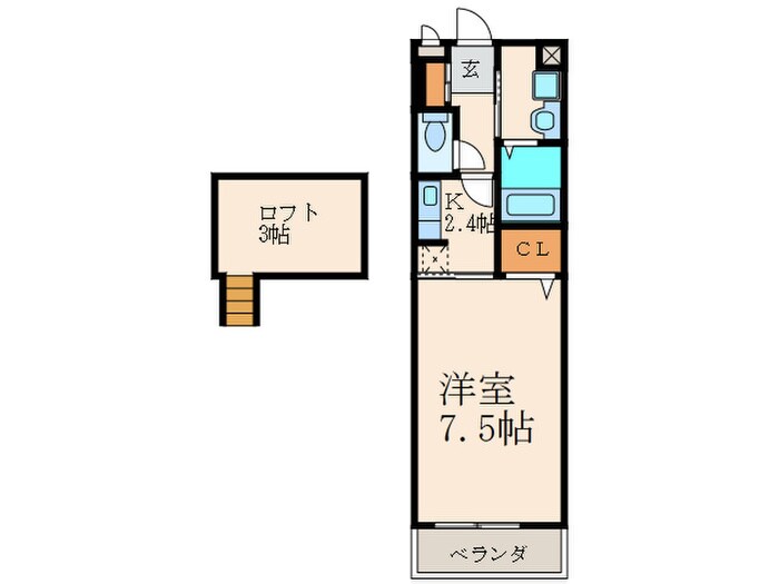 ＣＲＯＳＳＷＡＶＥ嵐山の物件間取画像