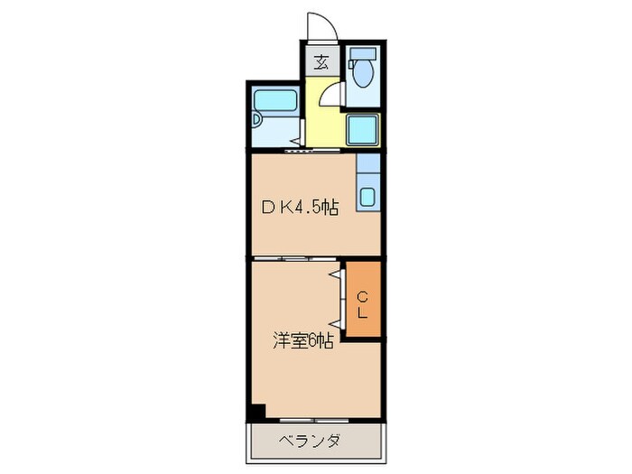 カーサコモーダの物件間取画像