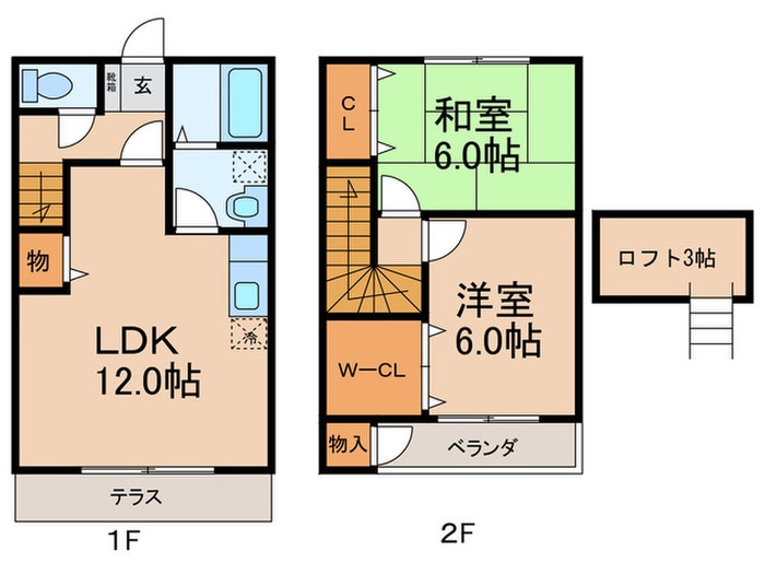 カーサグランデの物件間取画像