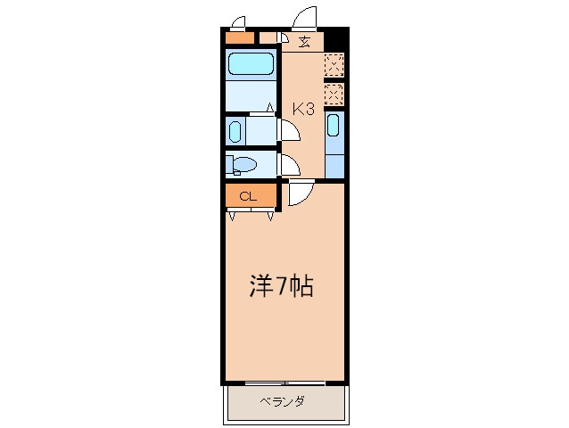 HAMIEL　KOKURAの物件間取画像