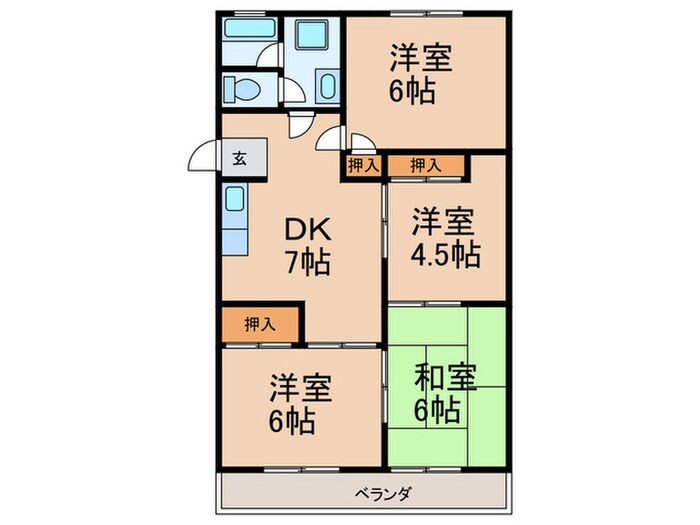 物件間取画像