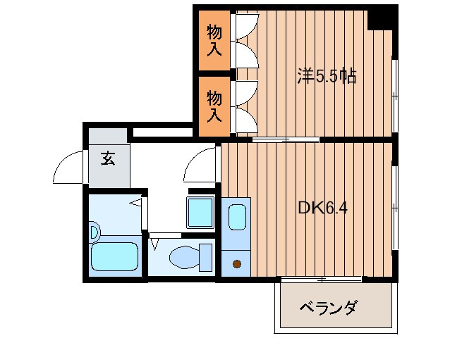 THE　SQUARE　・Orio　Residenceの物件間取画像