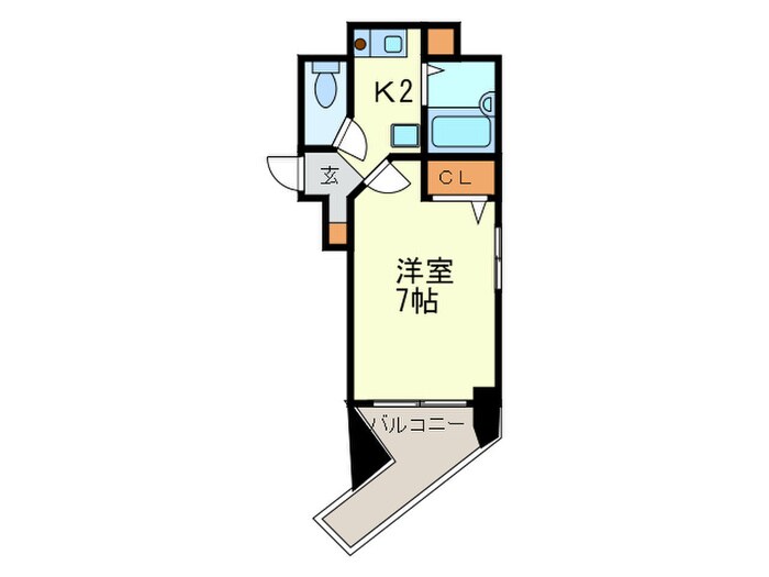 エンクレスト平尾(503)の物件間取画像