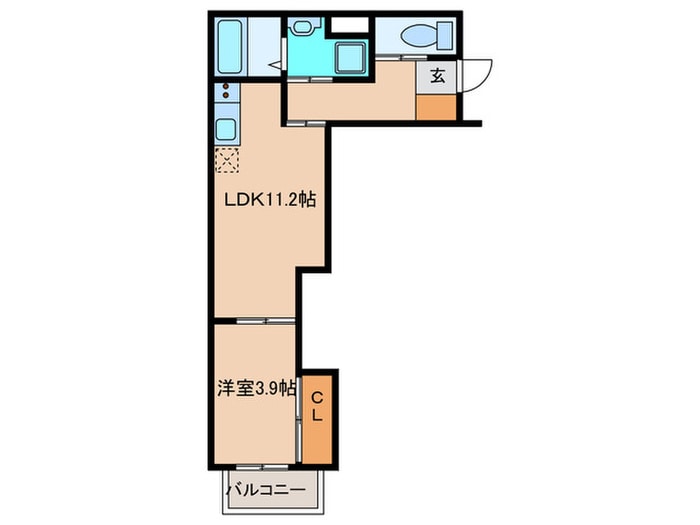 セレーノステラ和白の物件間取画像