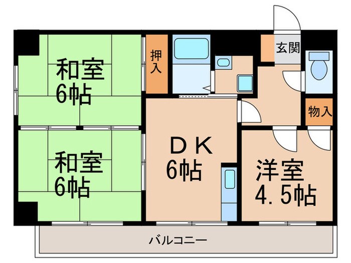 東那珂グリーンヒルズの物件間取画像