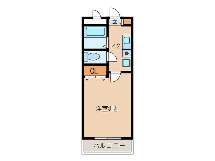 ラファール藤崎の物件間取画像