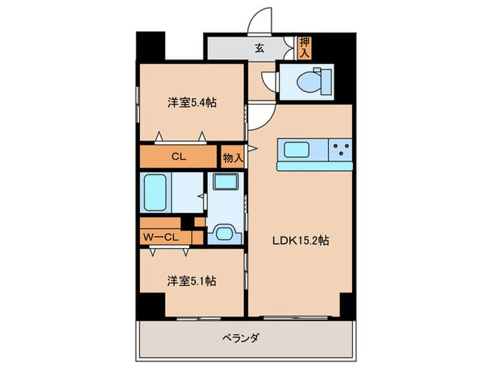 仮）グランシャルール京町の物件間取画像