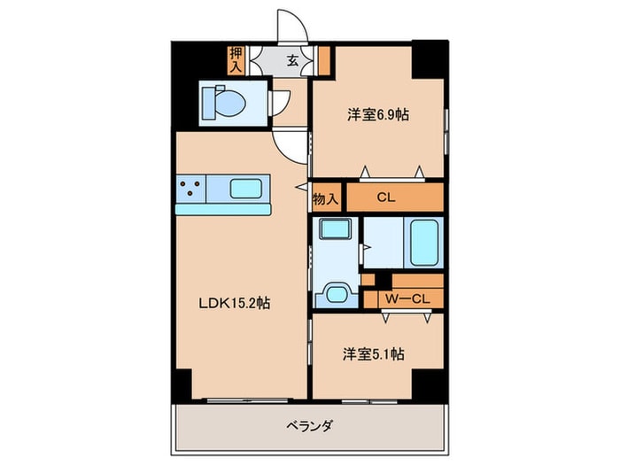 仮）グランシャルール京町の物件間取画像