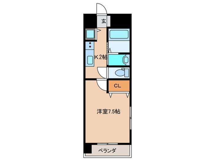 ラ・ガール福間の物件間取画像