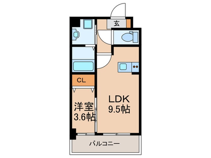 住吉神南プレイスの物件間取画像