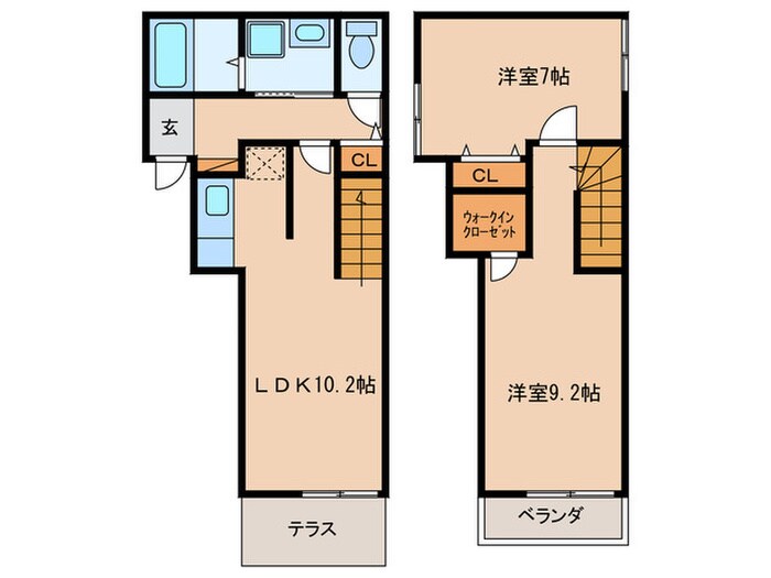 サンコート茶山の物件間取画像