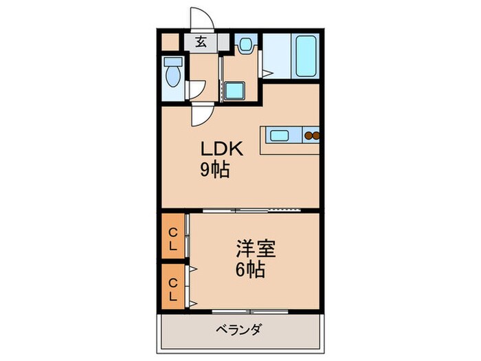 アミティエ美野島の物件間取画像