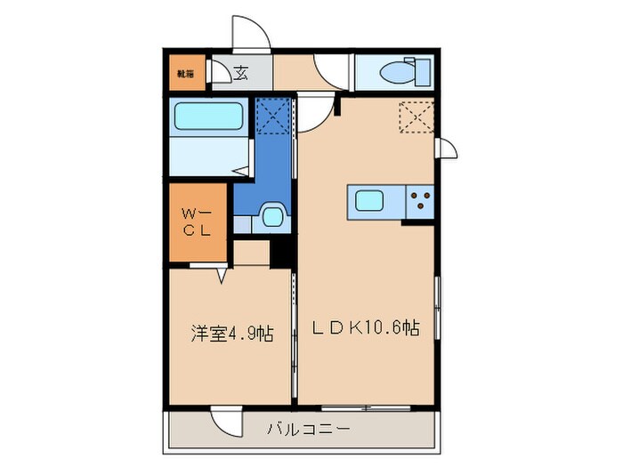 D-room香住ヶ丘の物件間取画像