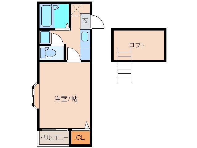 ポラリス姪浜南ーＮの物件間取画像