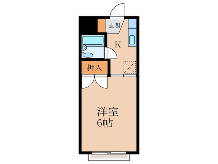 ホワイトプラザ中原　Ａ棟の物件間取画像