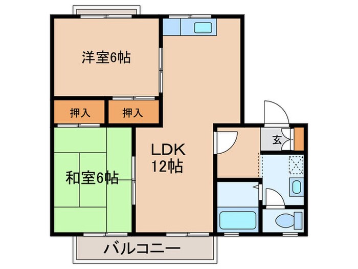 セジュ－ル・レスポワ－ルＢの物件間取画像