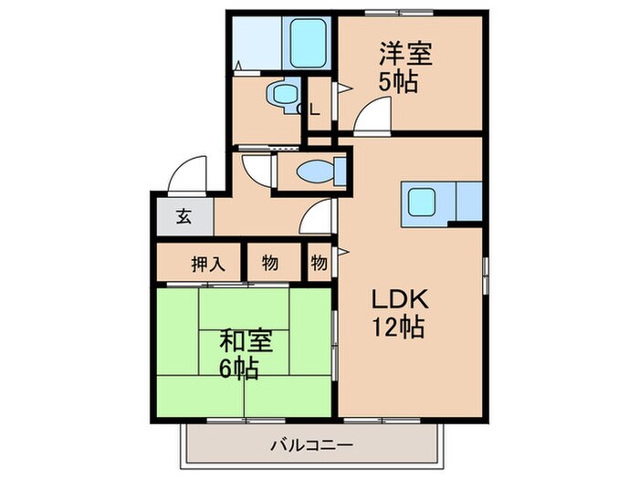 ドミール９９の物件間取画像