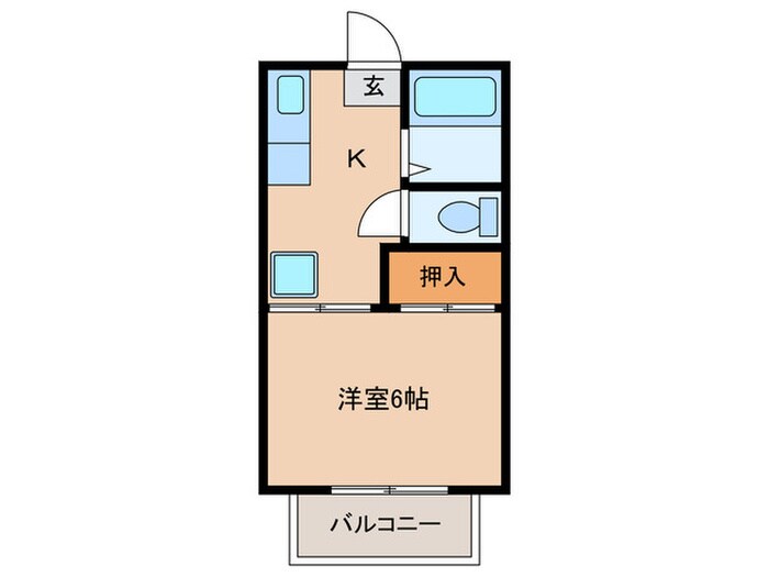 メーゾンロゼットＡの物件間取画像