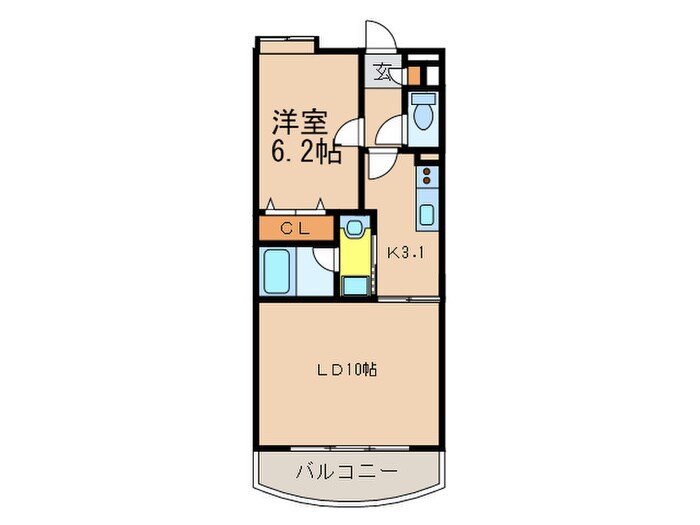 メゾンM.Iの物件間取画像