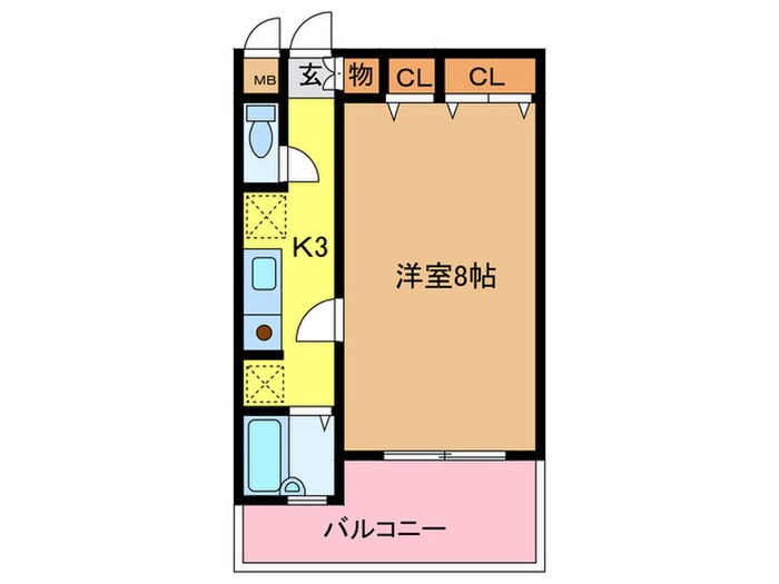 ヴァンドラメールの物件間取画像