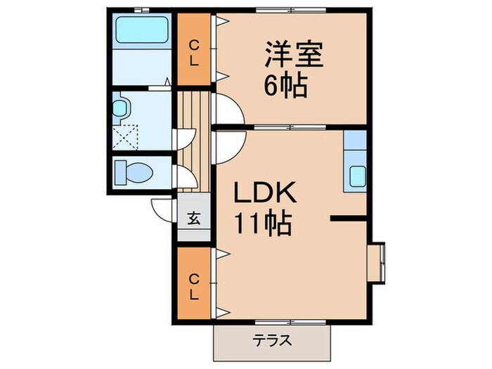 ベルエポック鞘ヶ谷の物件間取画像