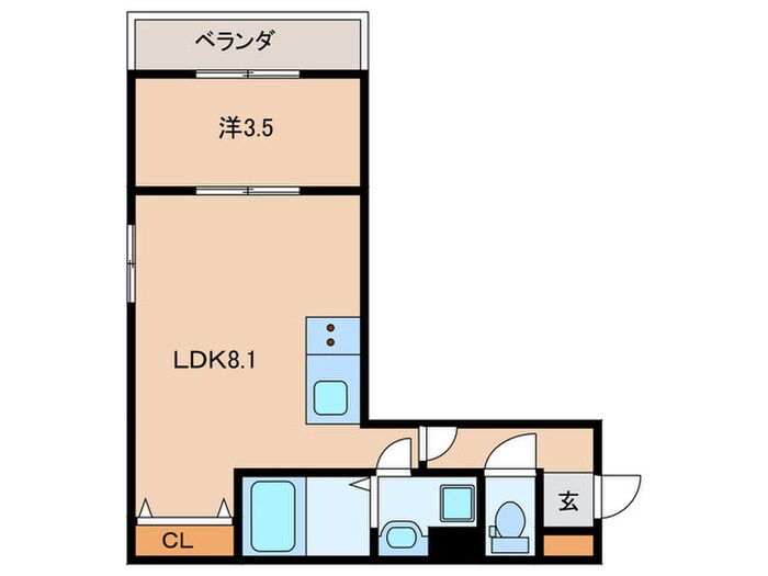 仮)和白6丁目新築アパートの物件間取画像