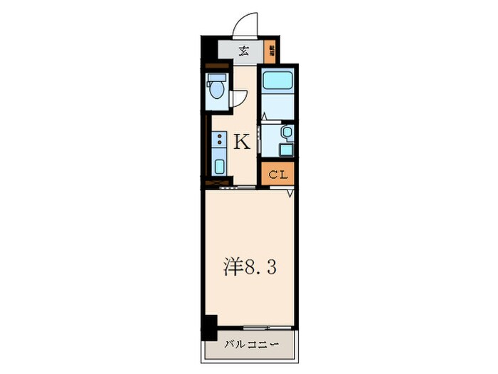 ラインスター三萩野の物件間取画像