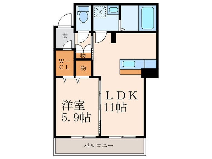 フレシール柳町の物件間取画像