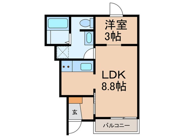 メゾングレイス上津の物件間取画像