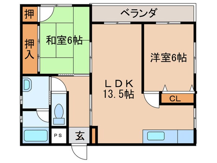 メゾンカトレアの物件間取画像